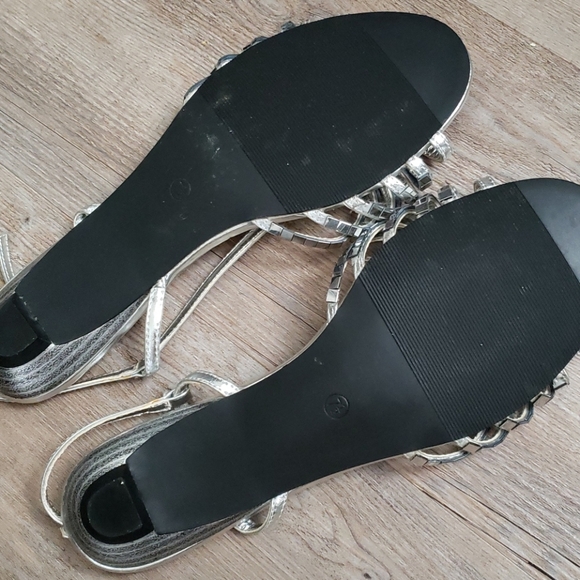 "Disco ball" open toe heeled sandals - Picture 2 of 2